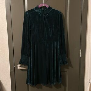 Baltic born velvet dress green size xl